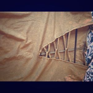 Washed out cross front top